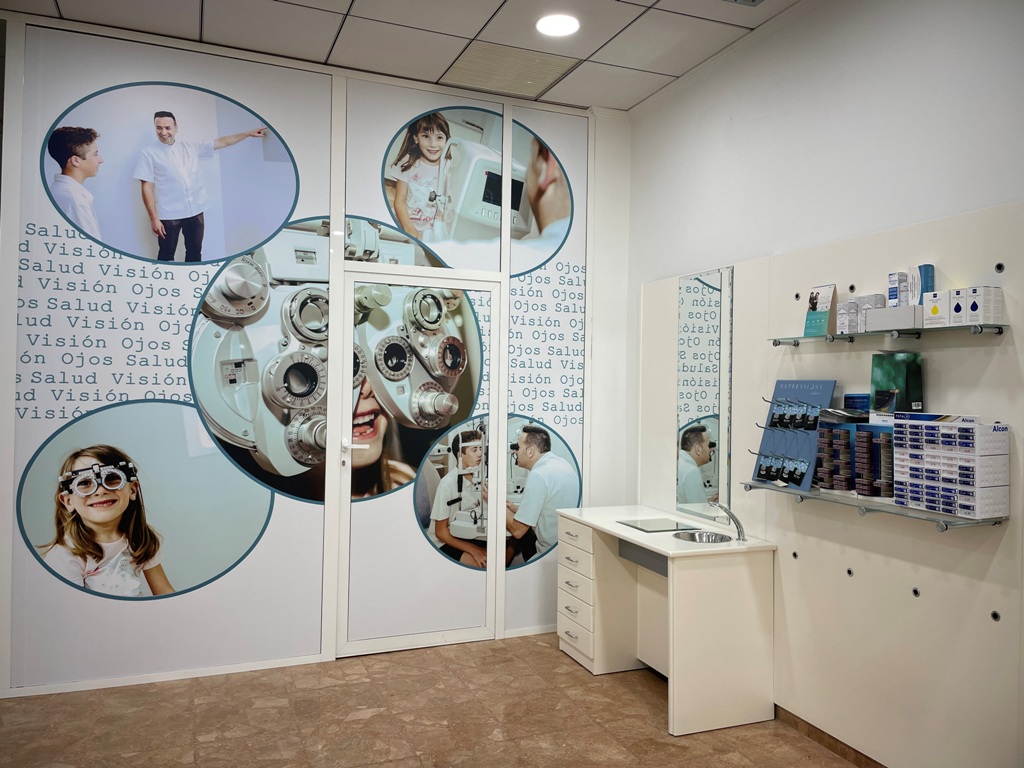 Exposición de gafas